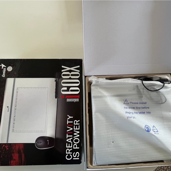 Genius MousePen i608X 6" x 8" Multimedia Tablet with Mouse & Pen - Picture 6 of 8